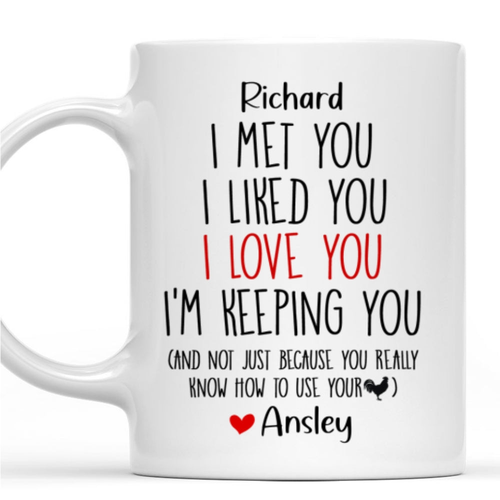 Custom Anniversary Keepsake Gifts For Couple • Not Just Because You Know How To Use It - Personalized Coffee Mug