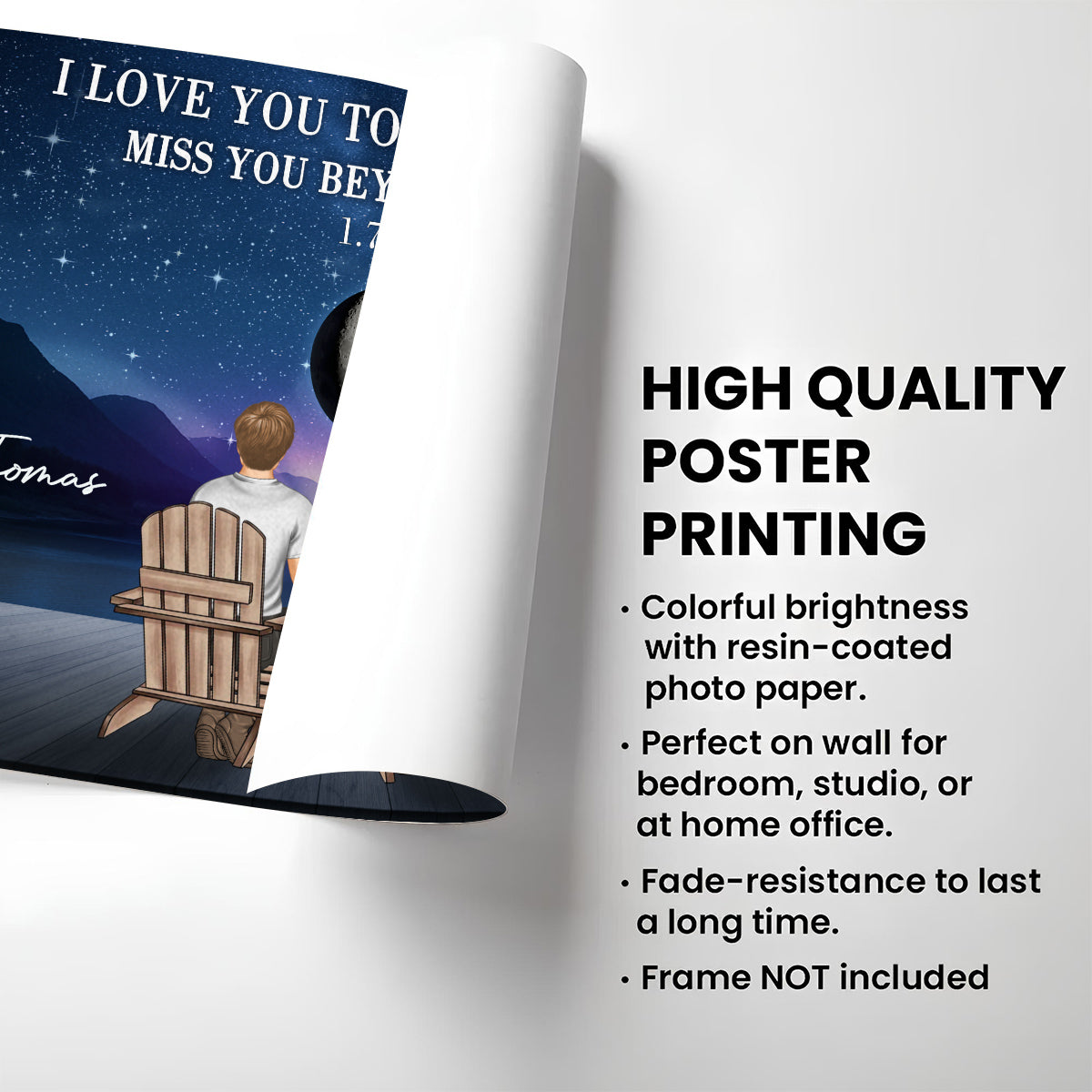 Love Endless As The Stars - Personalized Poster