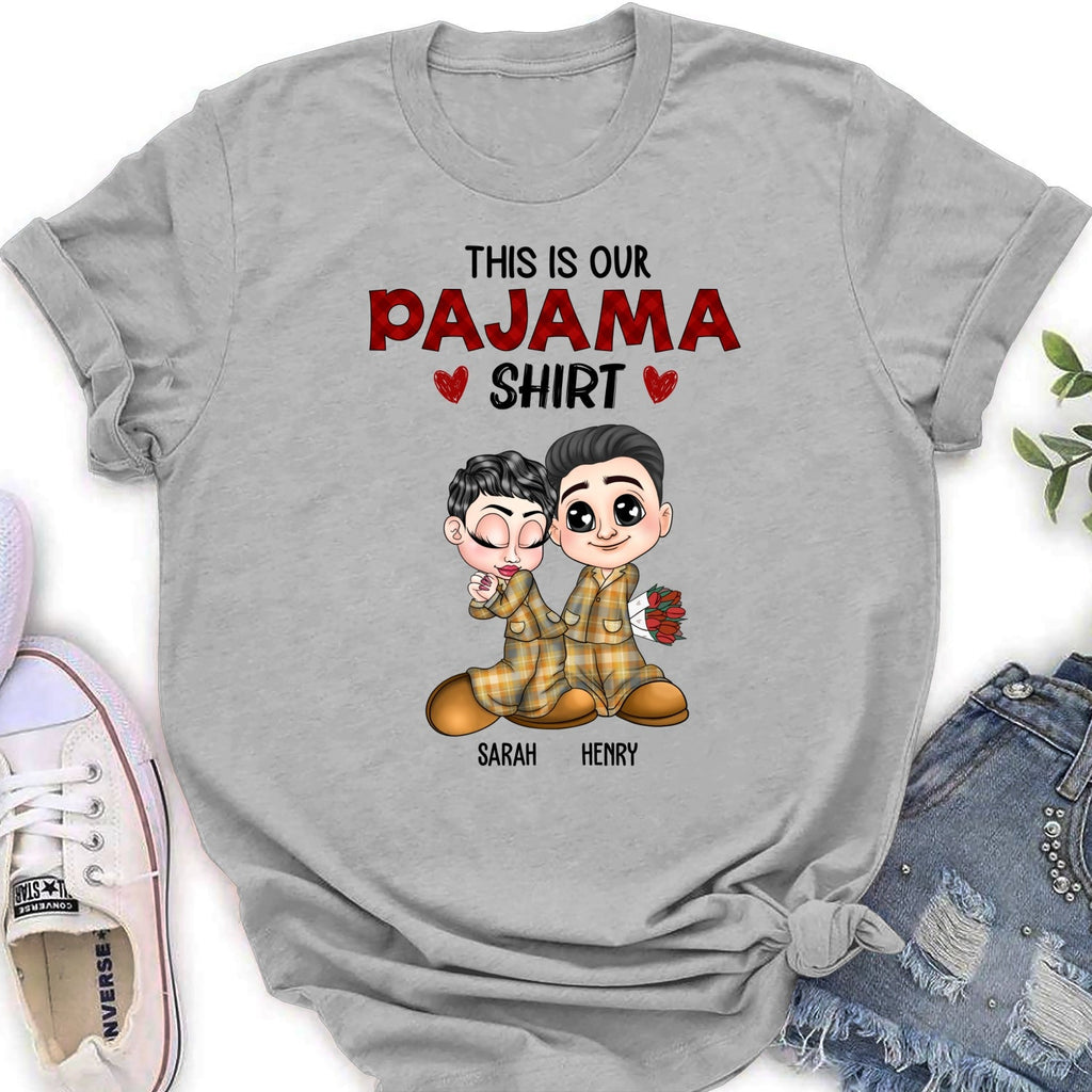 Custom Anniversary Keepsake Gifts For Couple • Our Pajama Shirt - Personalized Shirt