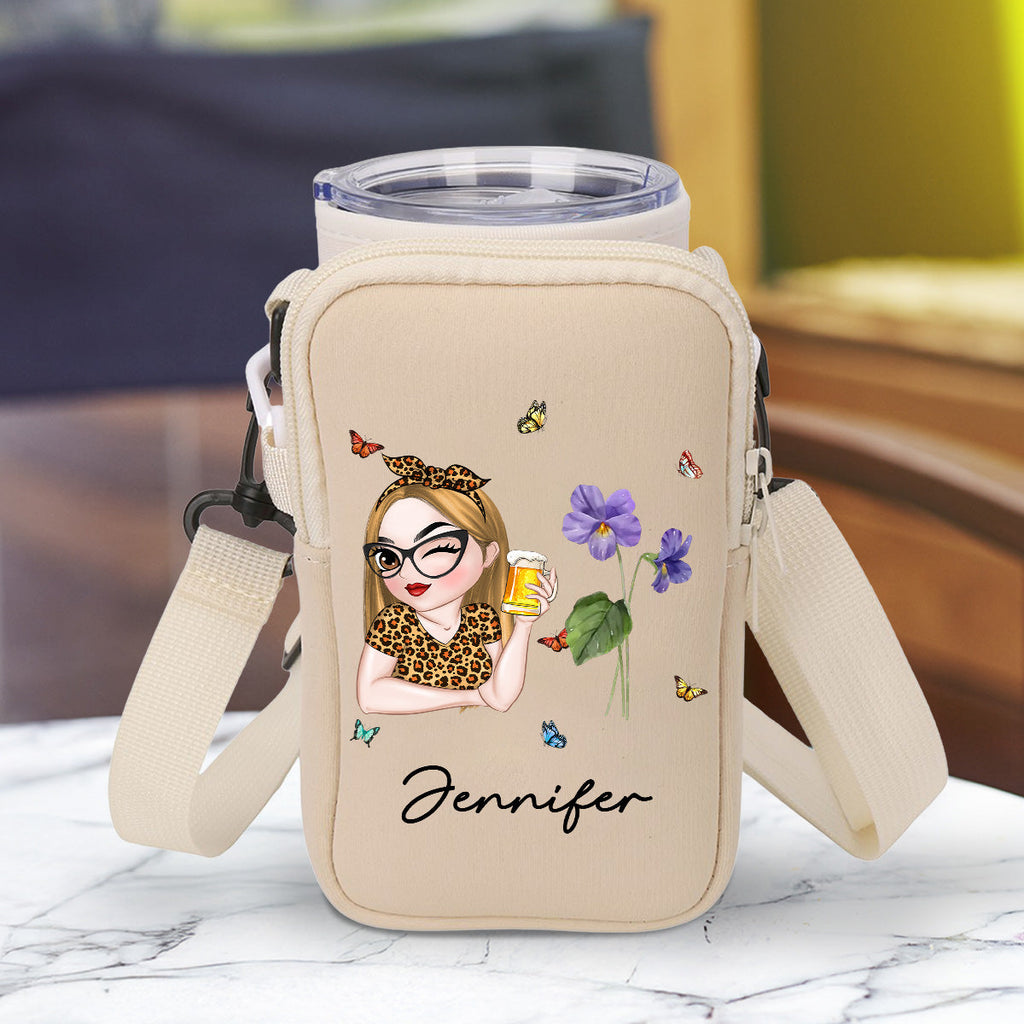 Beautiful Bestie - Personalized Water Bottle Carrier Bag