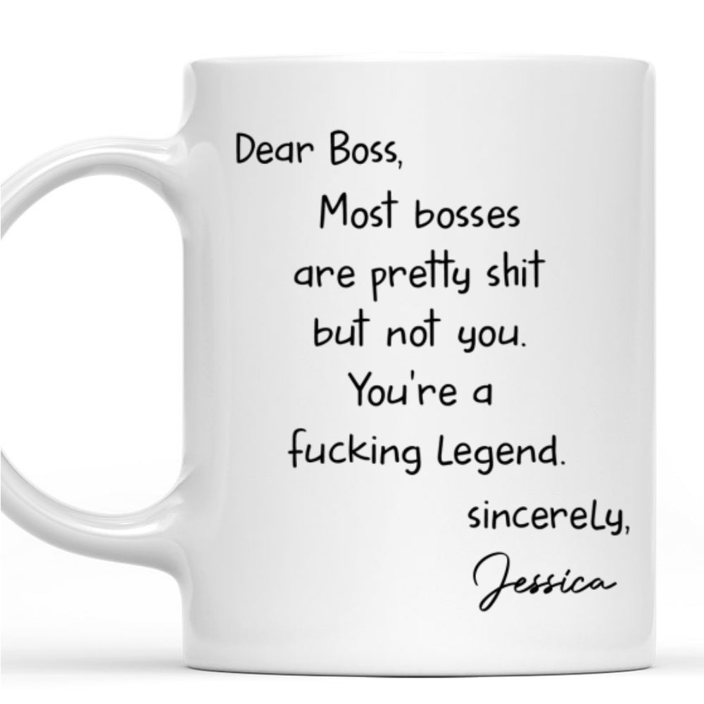 Custom Coworker, Christmas & Birthday Team Appreciation Gift • You Are A Legend - Personalized Coffee Mug