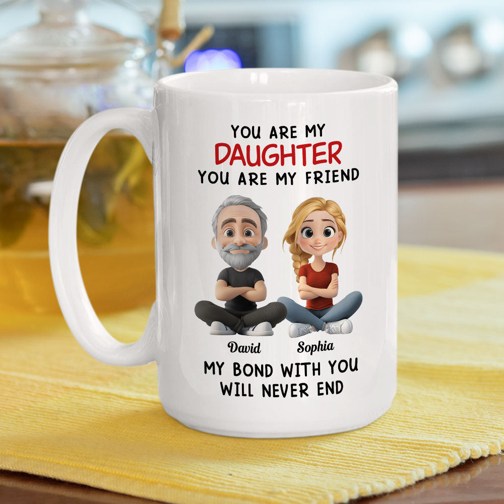 Custom Christmas & Birthday Gift for Daughter • Daddy And Daughter - Personalized Coffee Mug