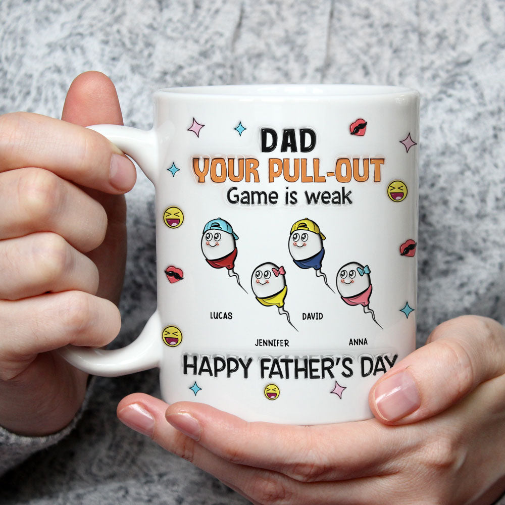Custom Father's Day, Special Gift for Dad & Grandpa • Best Failure You Ever Made - Personalized 3D Inflated Effect Mug