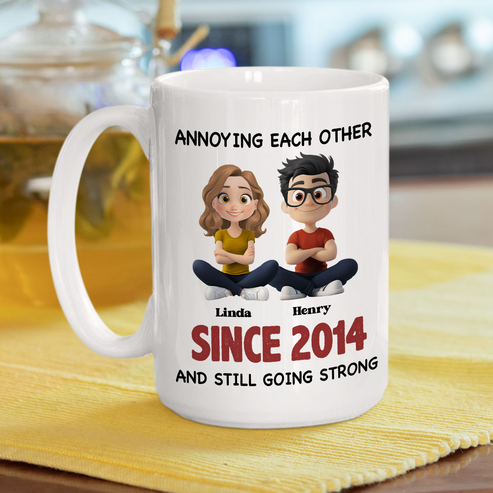 Custom Anniversary Keepsake Gifts For Couple • Together Forever - Personalized Coffee Mug