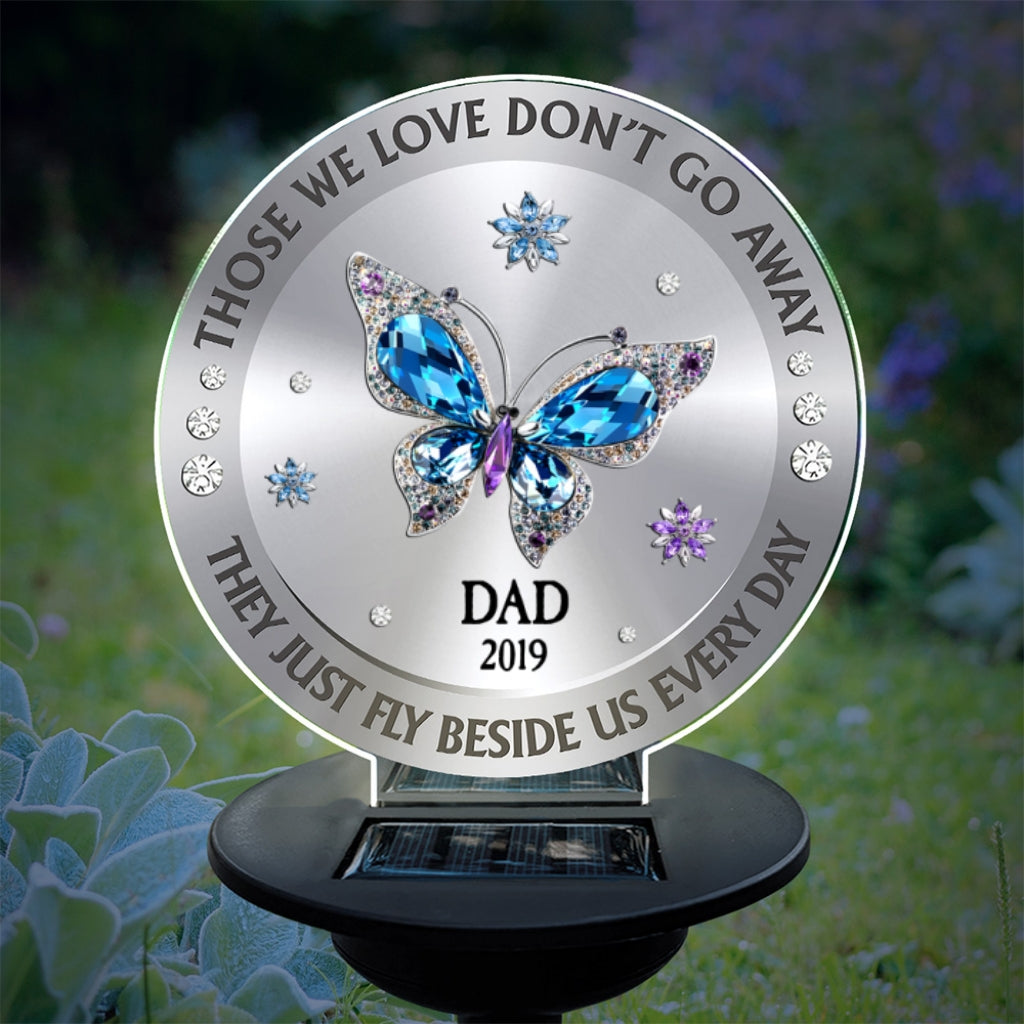 Those We Love Beside Us Every Day - Personalized Solar Light