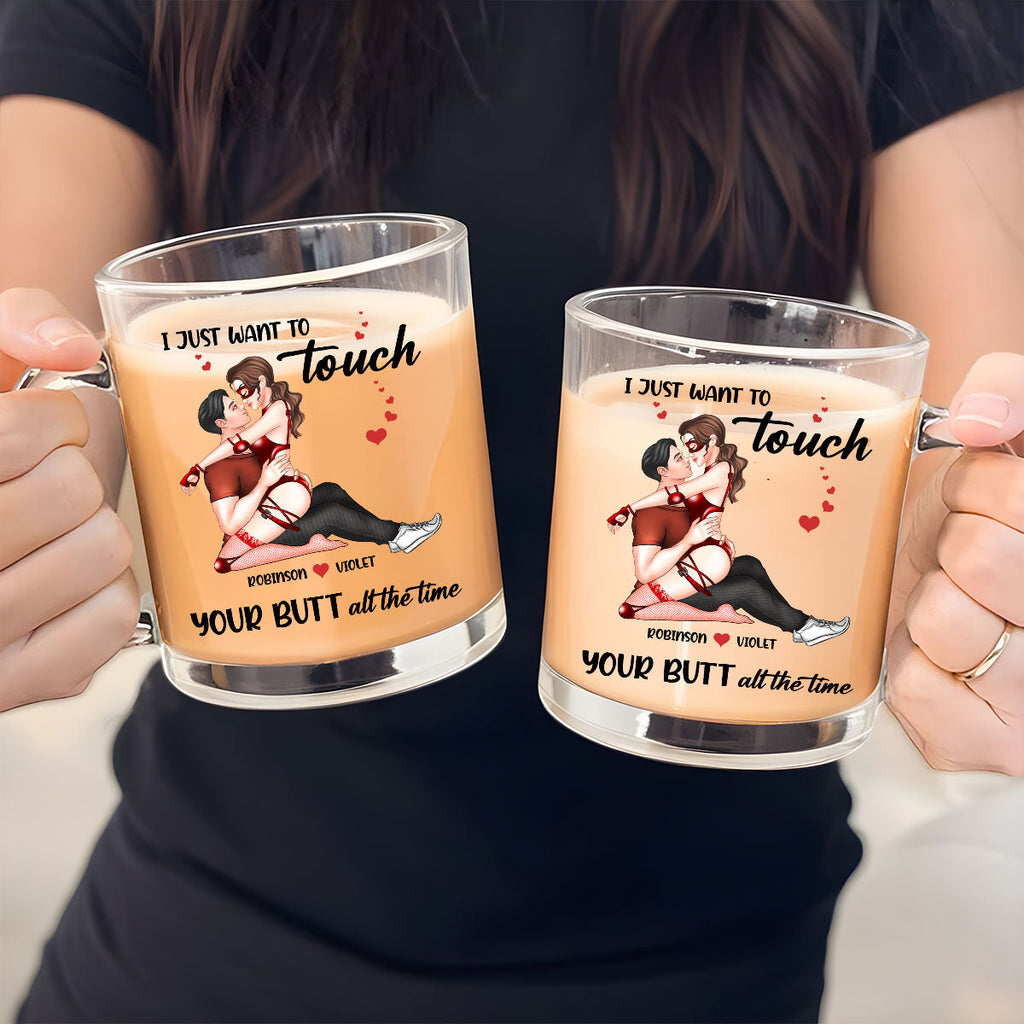 Custom Anniversary Keepsake Gifts For Couple • Cheeky Love - Personalized Glass Mug