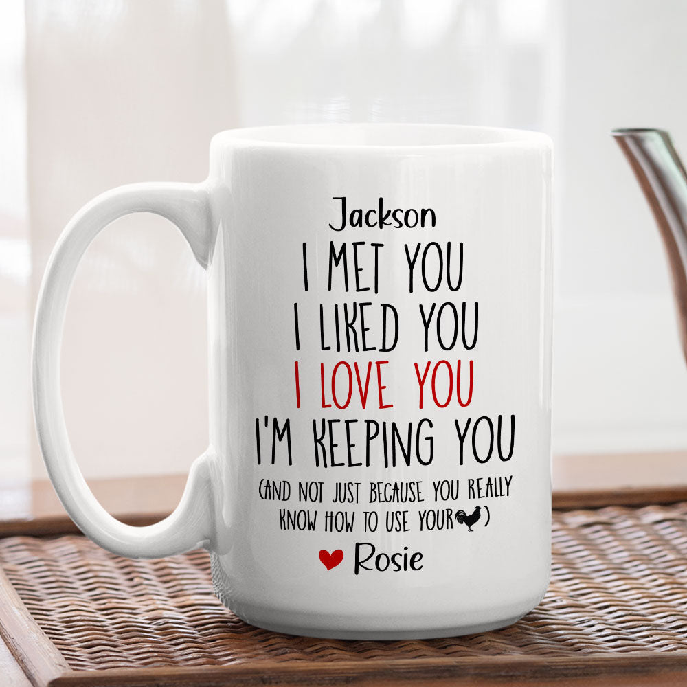 Custom Anniversary Keepsake Gifts For Couple • Not Just Because You Know How To Use It - Personalized Coffee Mug