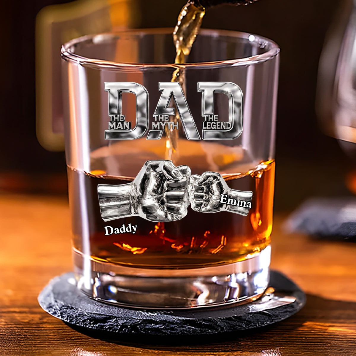 The Legend - Personalized Whiskey Glass
