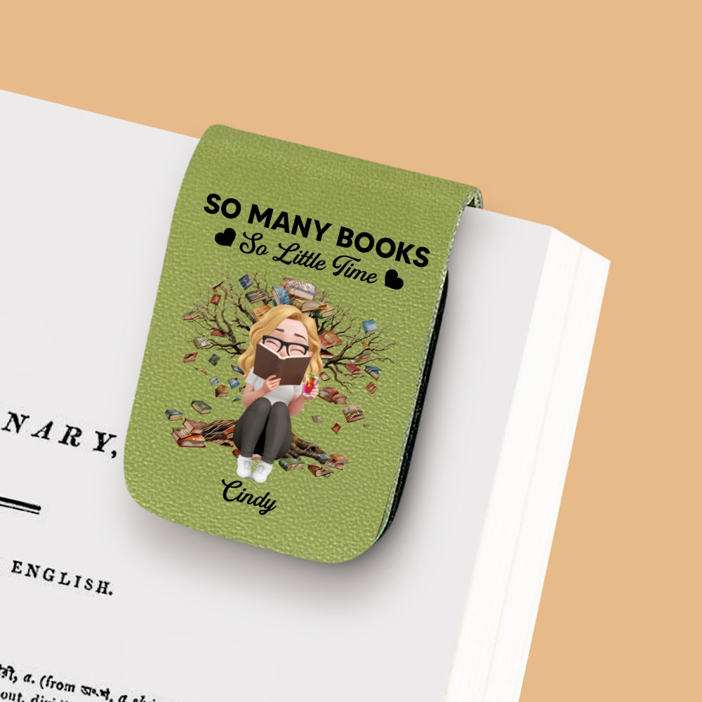 Custom Christmas Birthday Bookish Gifts For Book Lovers, Bookworms • Under The Book Tree - Personalized Leather Bookmark