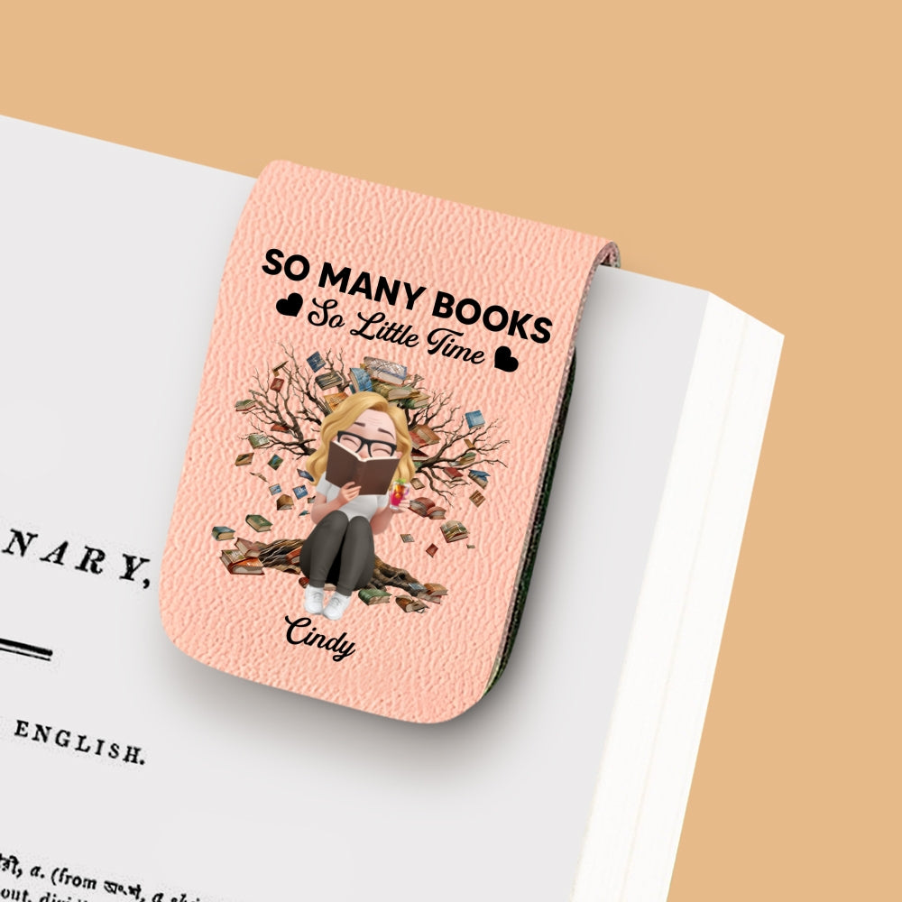 Custom Christmas Birthday Bookish Gifts For Book Lovers, Bookworms • Under The Book Tree - Personalized Leather Bookmark