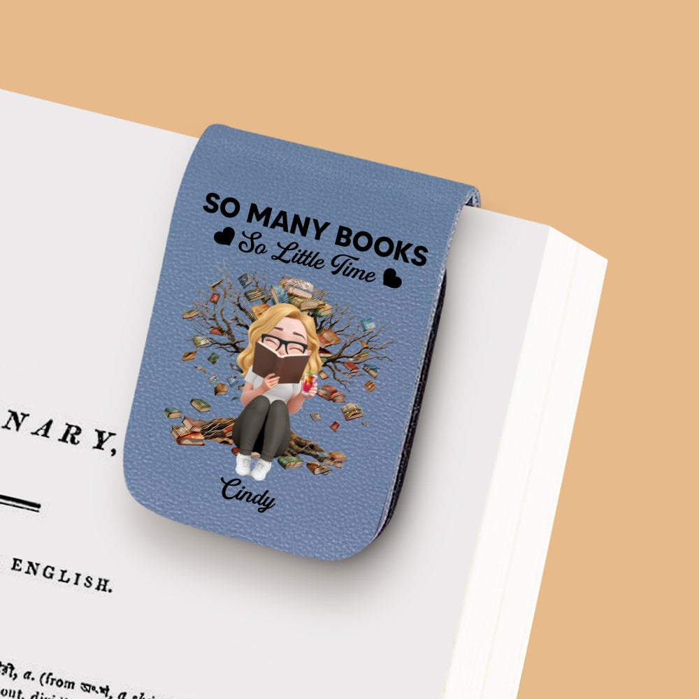 Custom Christmas Birthday Bookish Gifts For Book Lovers, Bookworms • Under The Book Tree - Personalized Leather Bookmark