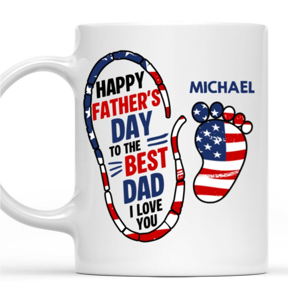 Custom Father's Day, Special Gift for Dad & Grandpa • Best Dad We Love You - Personalized Coffee Mug