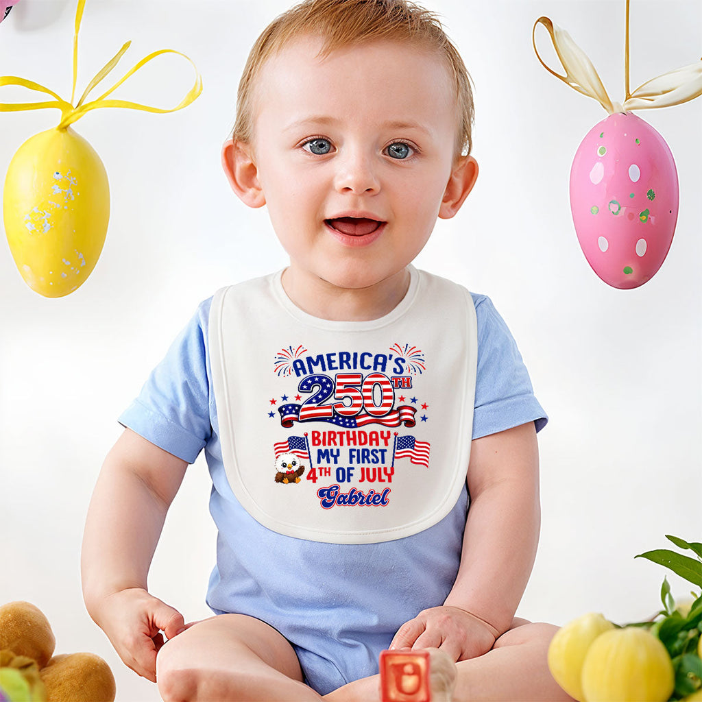 The First I Will Remember - Personalized Baby Bib