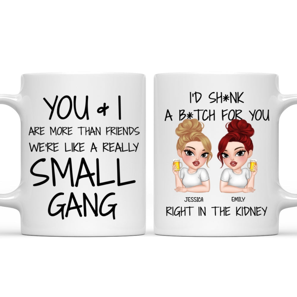 Custom Best Friend, Christmas & Birthday Friendship Keepsake Gift • Partners In Crime For Life - Personalized Coffee Mug
