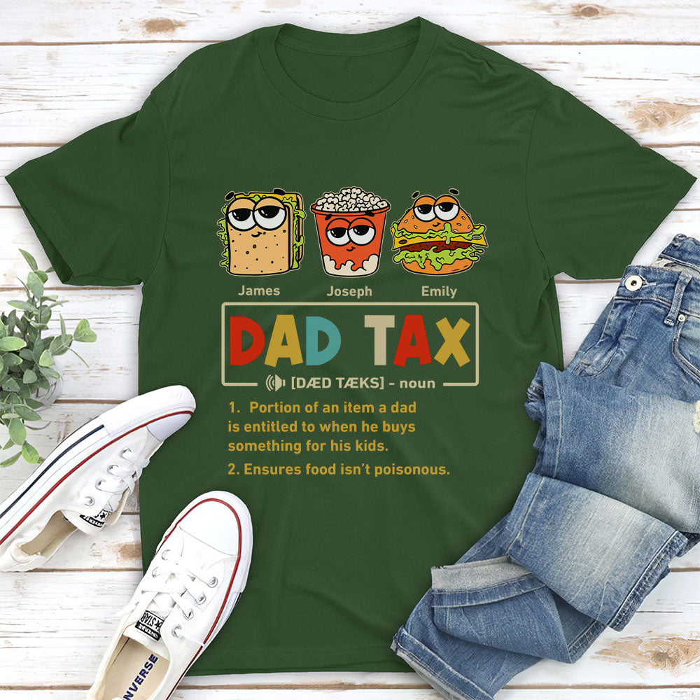 Custom Father's Day, Special Gift for Dad & Grandpa • Taste Test Approved By Dad - Personalized Shirt