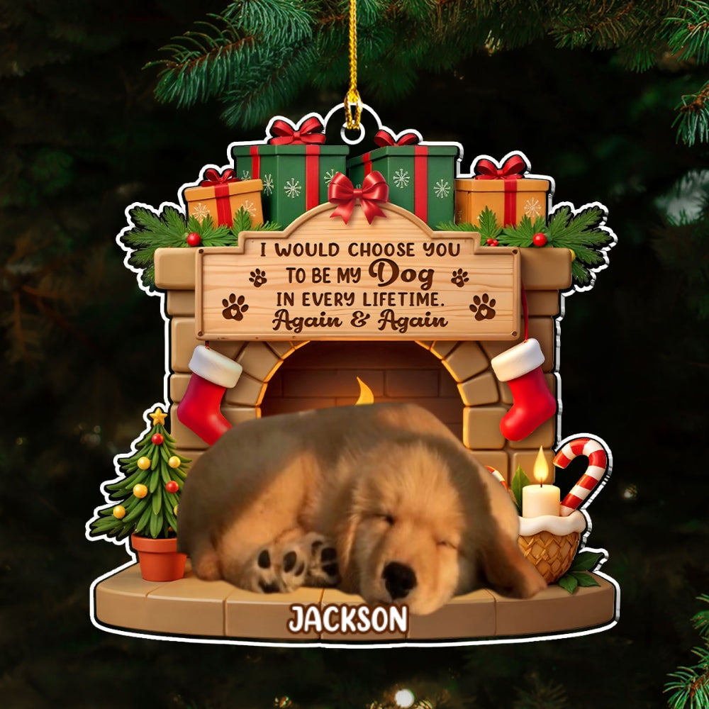 Custom Photo Keepsake Christmas Ornament • Your Forever Home Photo - Personalized Acrylic Ornament