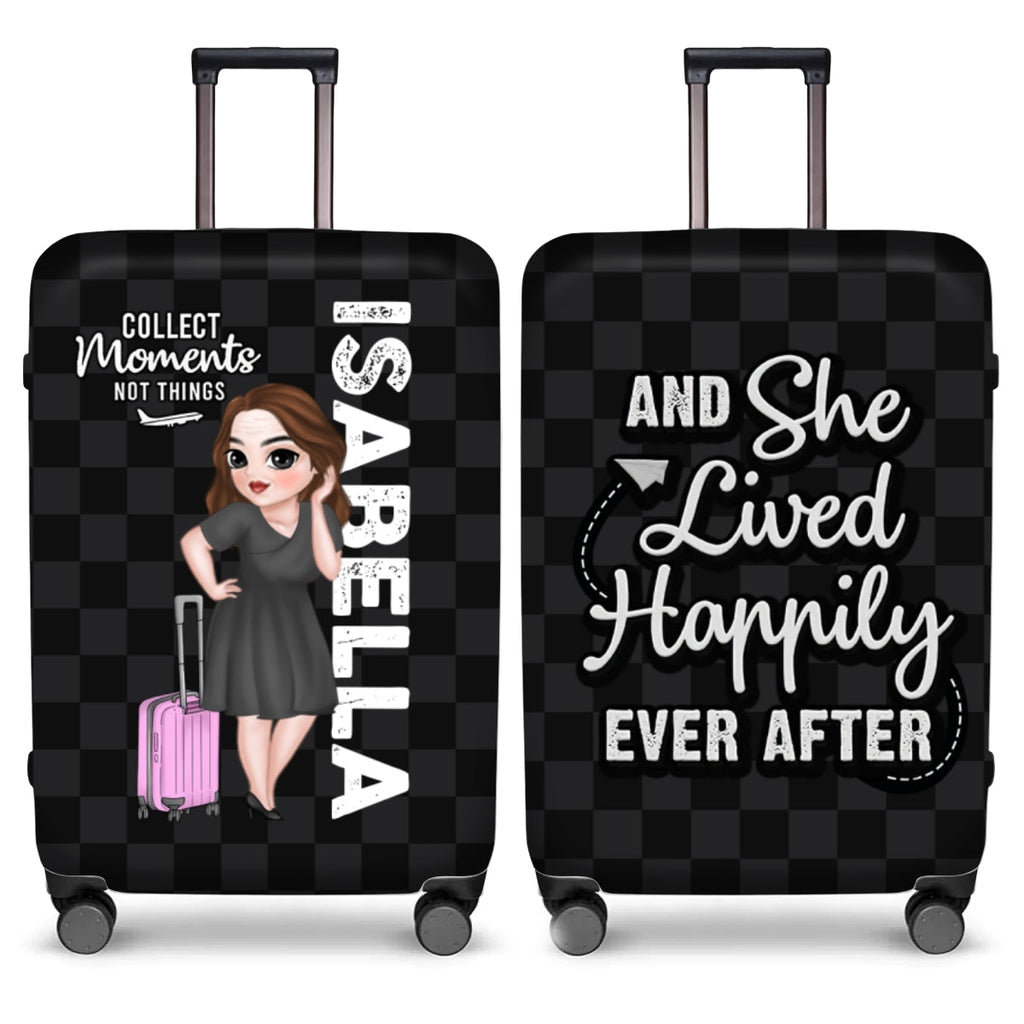 Travel Is My Therapy - Personalized Luggage Cover