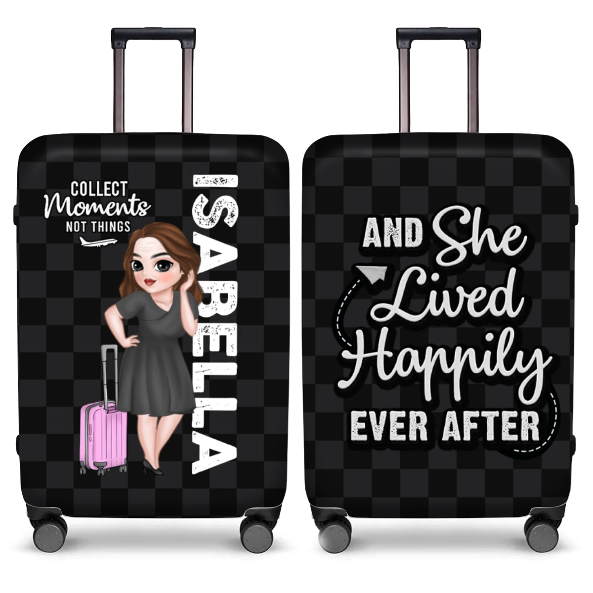 Travel Is My Therapy - Personalized Luggage Cover