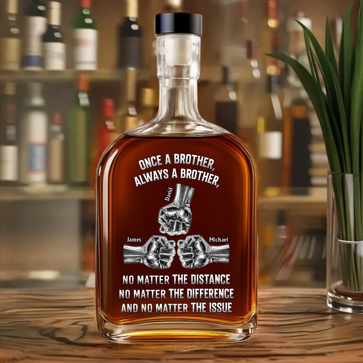 No Matter The Issue - Personalized Spirits Decanter