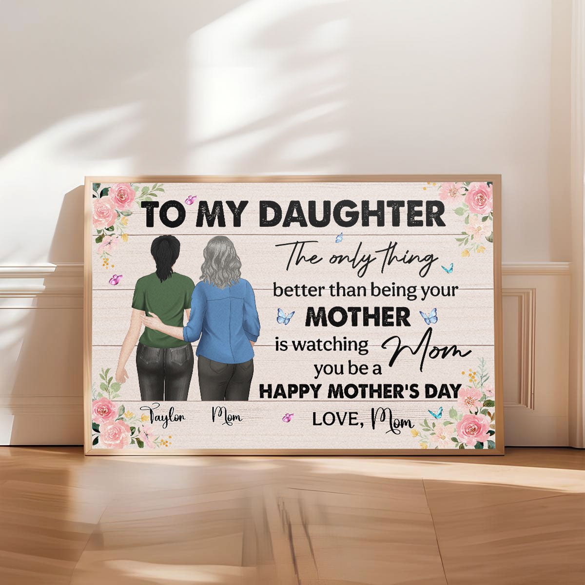 To My Daughter - Personalized Poster