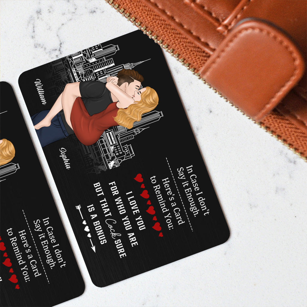 Anniversary Reminder Card - Personalized Wallet Card