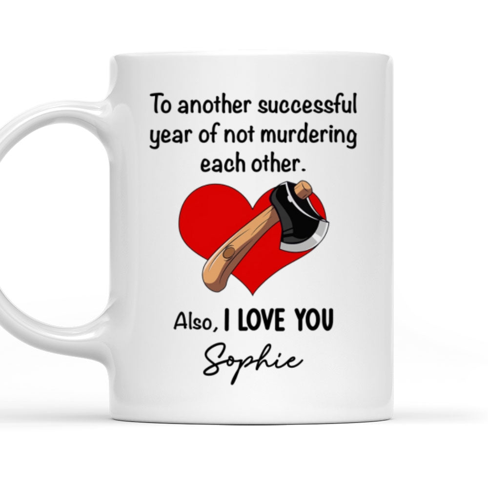 Custom Anniversary Keepsake Gifts For Couple • Another Successful Of Year - Personalized Coffee Mug
