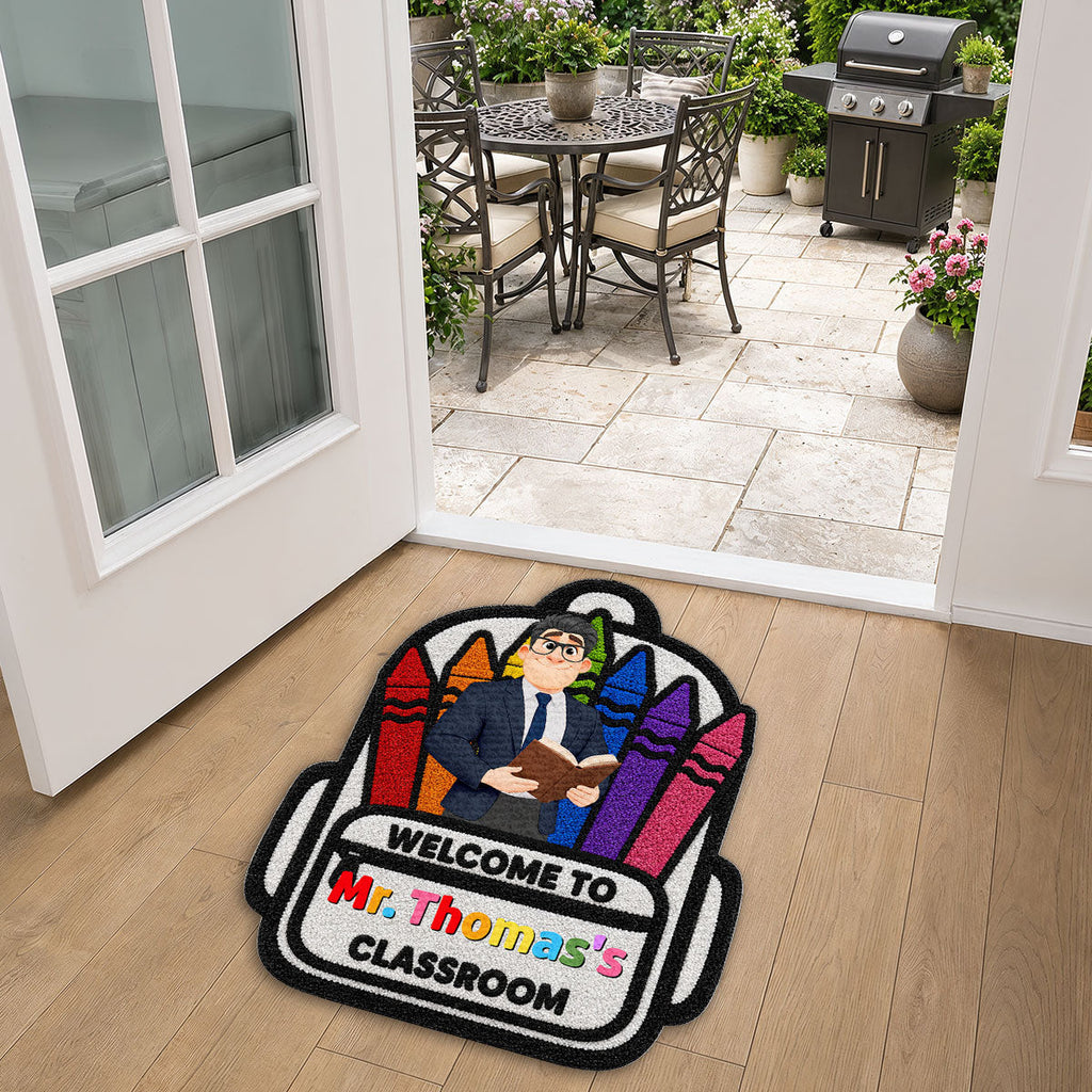 Welcome To My Classroom - Personalized Doormat