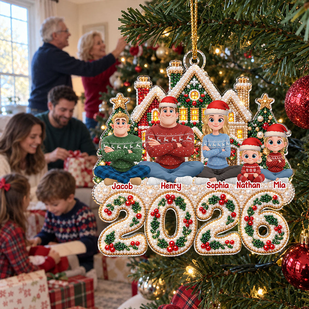 Custom Keepsake Christmas Ornament •  Where Our Christmas Begins - Personalized Acrylic Ornament