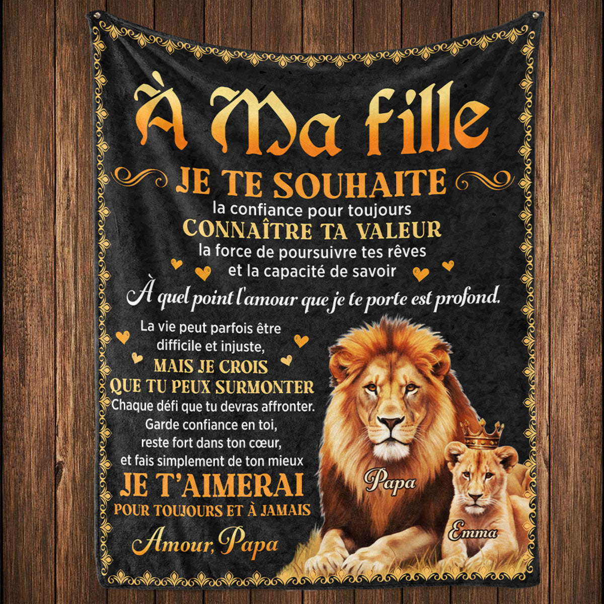 Fais Simplement De Ton Mieux – Couverture Polaire Personnalisée