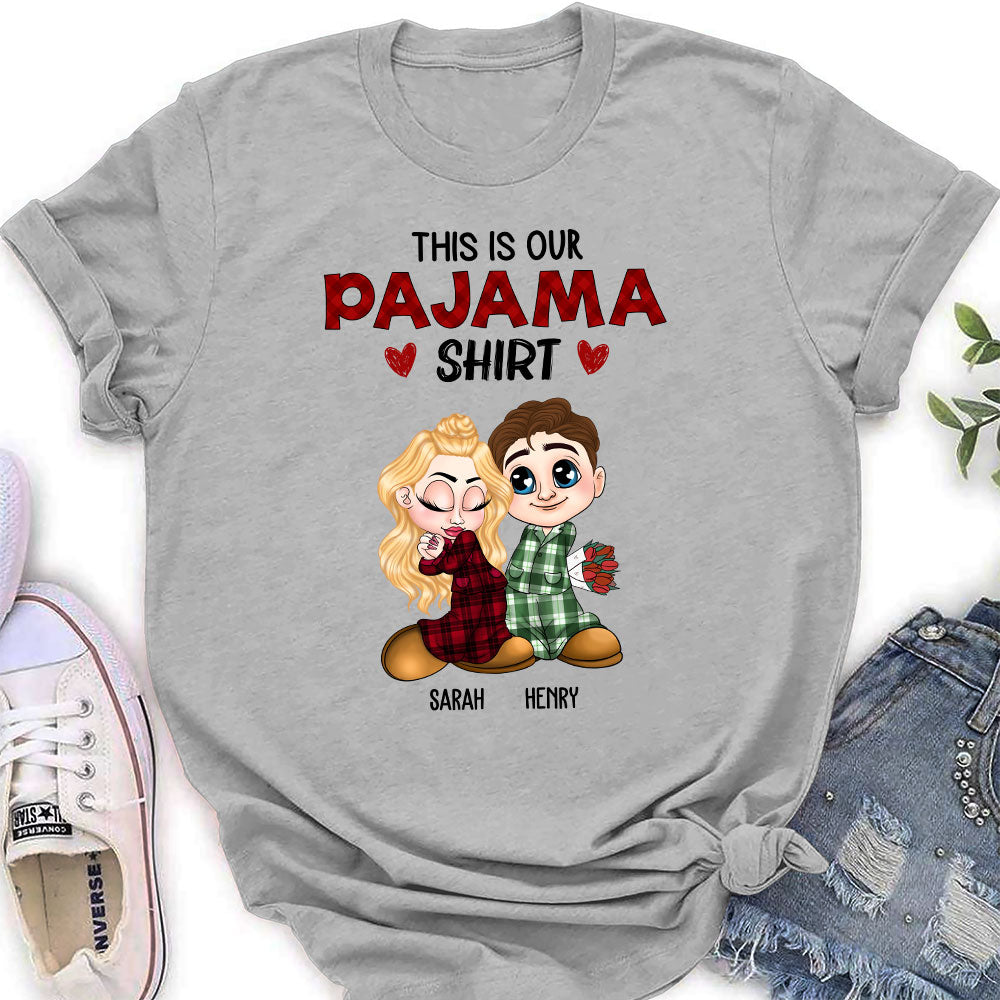 Custom Anniversary Keepsake Gifts For Couple • Our Pajama Shirt - Personalized Shirt