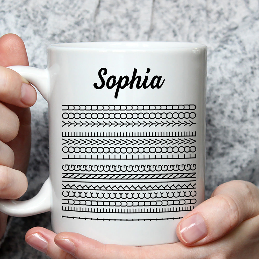 Custom Anniversary Keepsake Gifts For Couple • I Love You Hidden Message - Personalized Coffee Mug
