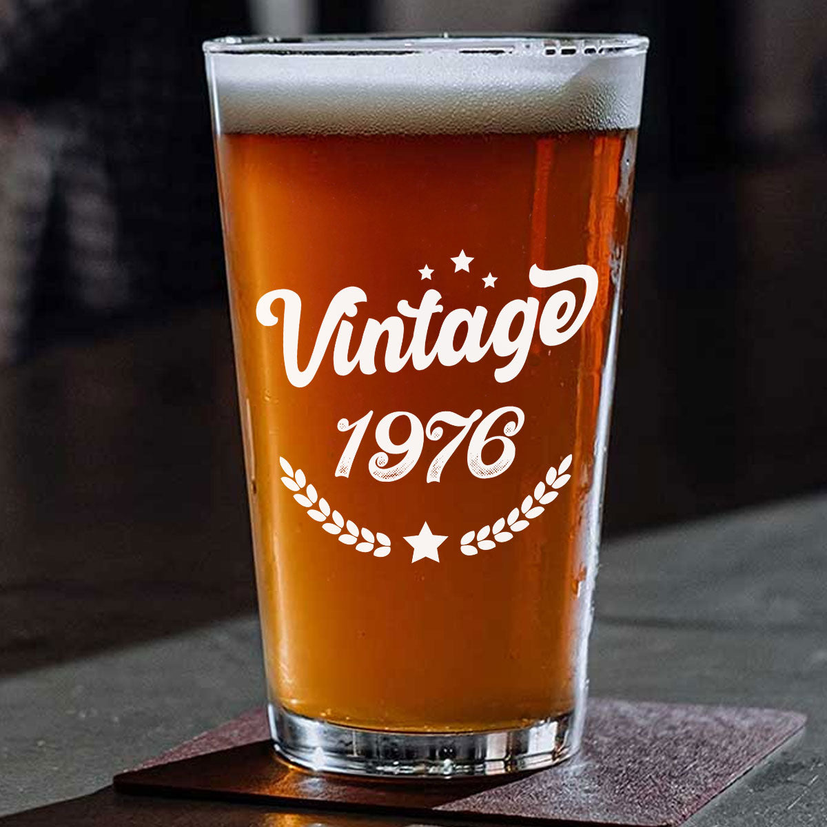 Legends Never Go Outdated Ever - Personalized Beer Glass
