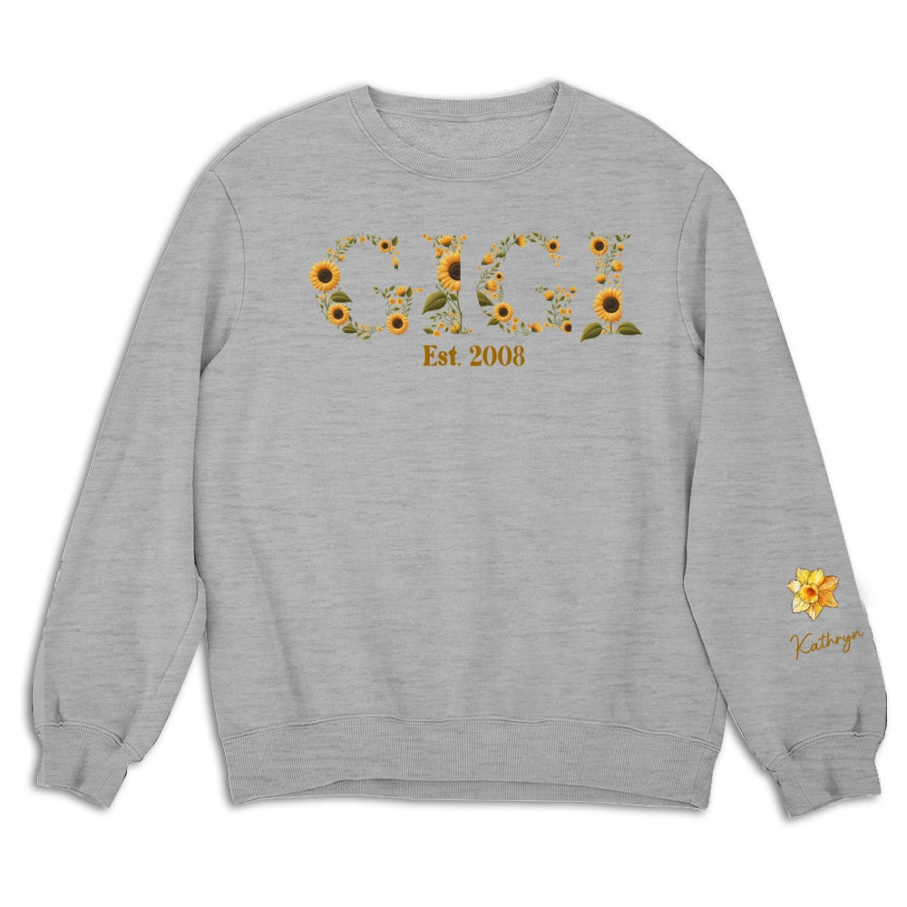 Blessed To Be Called Grandma - Personalized Sweatshirt