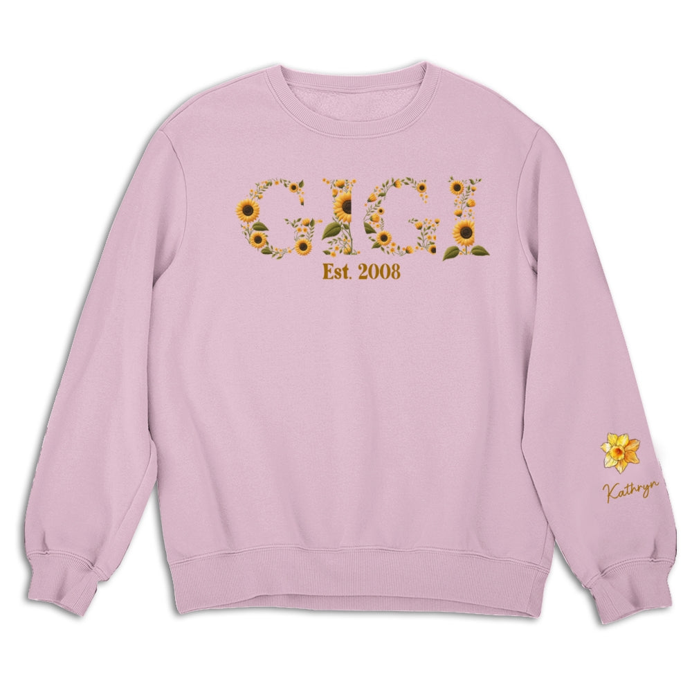 Blessed To Be Called Grandma - Personalized Sweatshirt