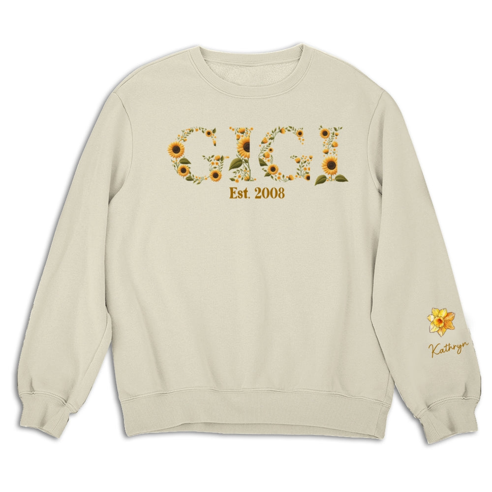 Blessed To Be Called Grandma - Personalized Sweatshirt