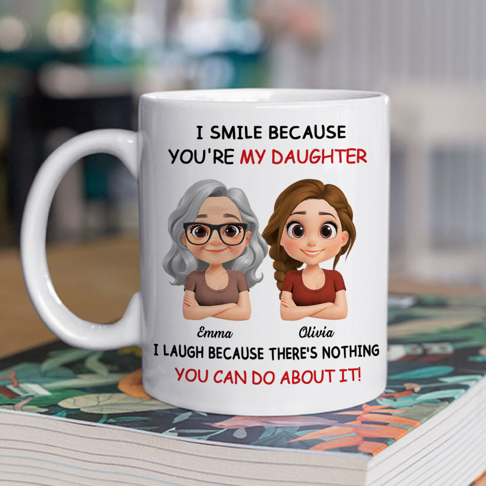 Custom Christmas & Birthday Gift for Daughter • Mom Daughter - Personalized Coffee Mug
