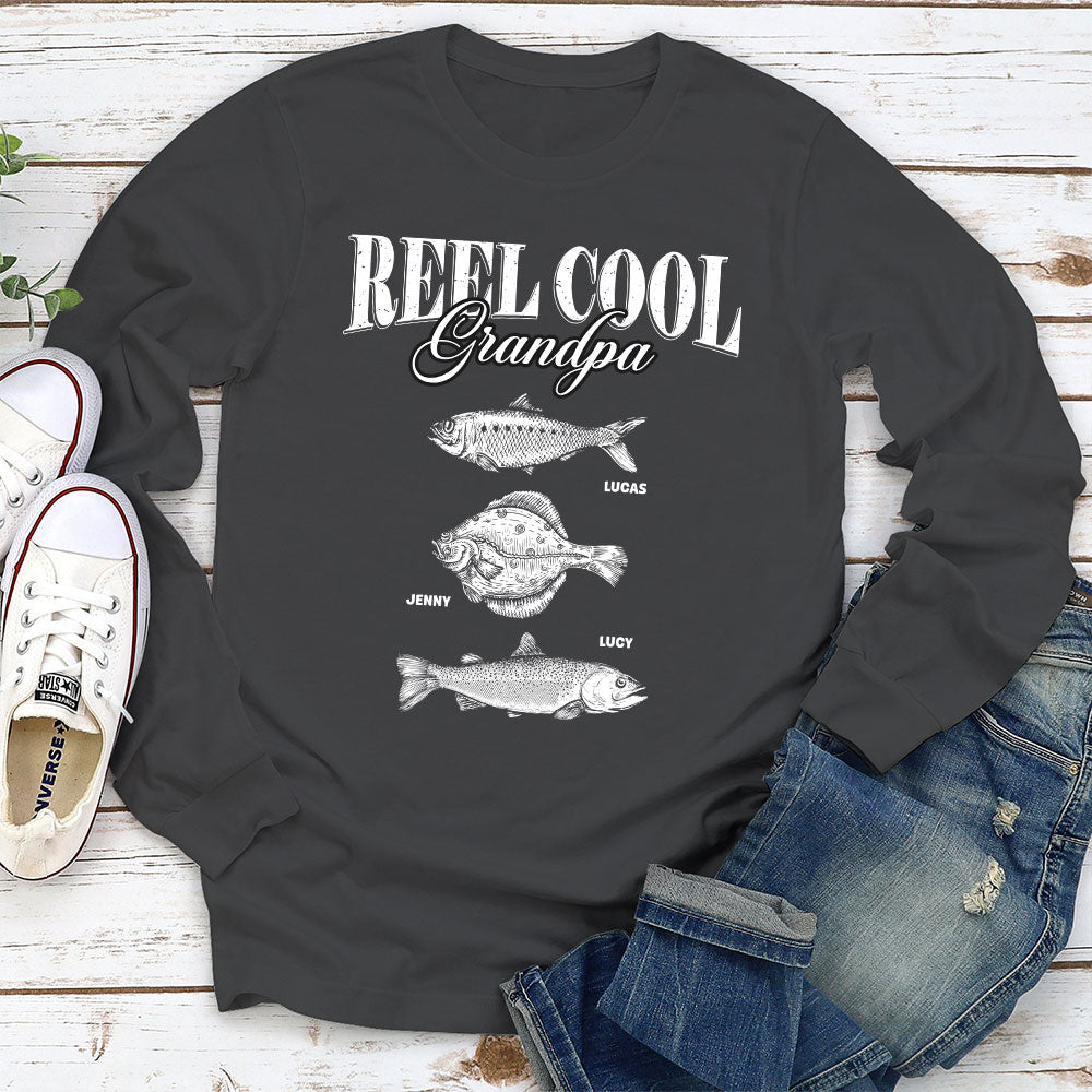 Custom Father's Day, Special Gift for Dad & Grandpa • Cool Dad Big Catches - Personalized Shirt