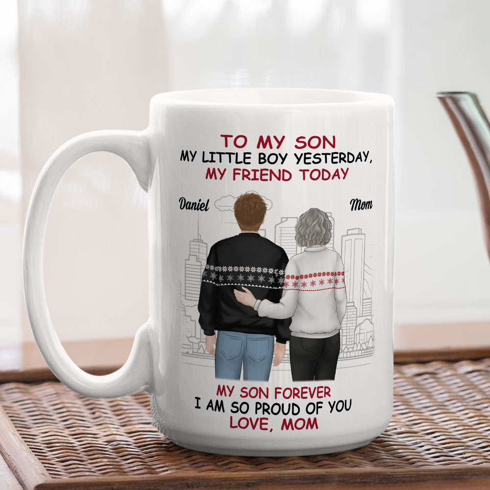 Custom Christmas & Birthday Gift for Son • My Son My Shining Star - Personalized Coffee Mug