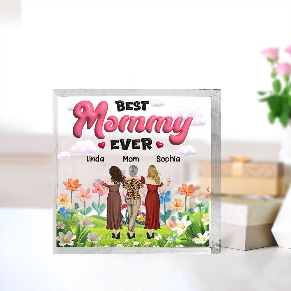 Custom Mother's Day Decor, Gift for Mom & Grandma • Great Motherly Love - Personalized Acrylic Plaque