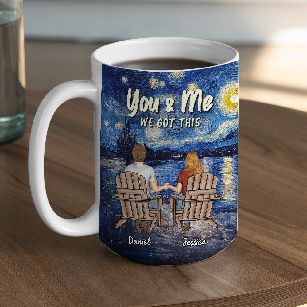 Custom Anniversary Keepsake Gifts For Couple • Together We Got This - Personalized Coffee Mug