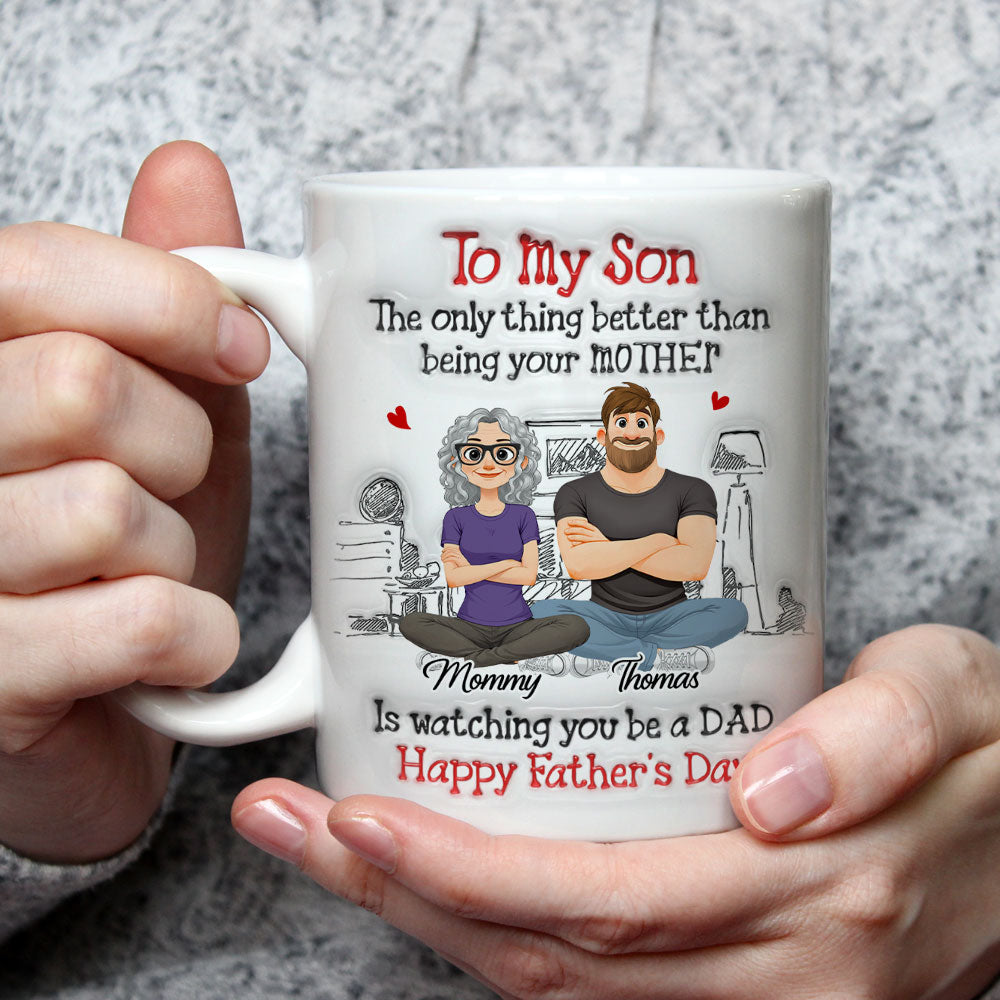 Custom Father's Day Gift For Son • Your Special Day Is Coming - Personalized 3D Inflated Effect Mug