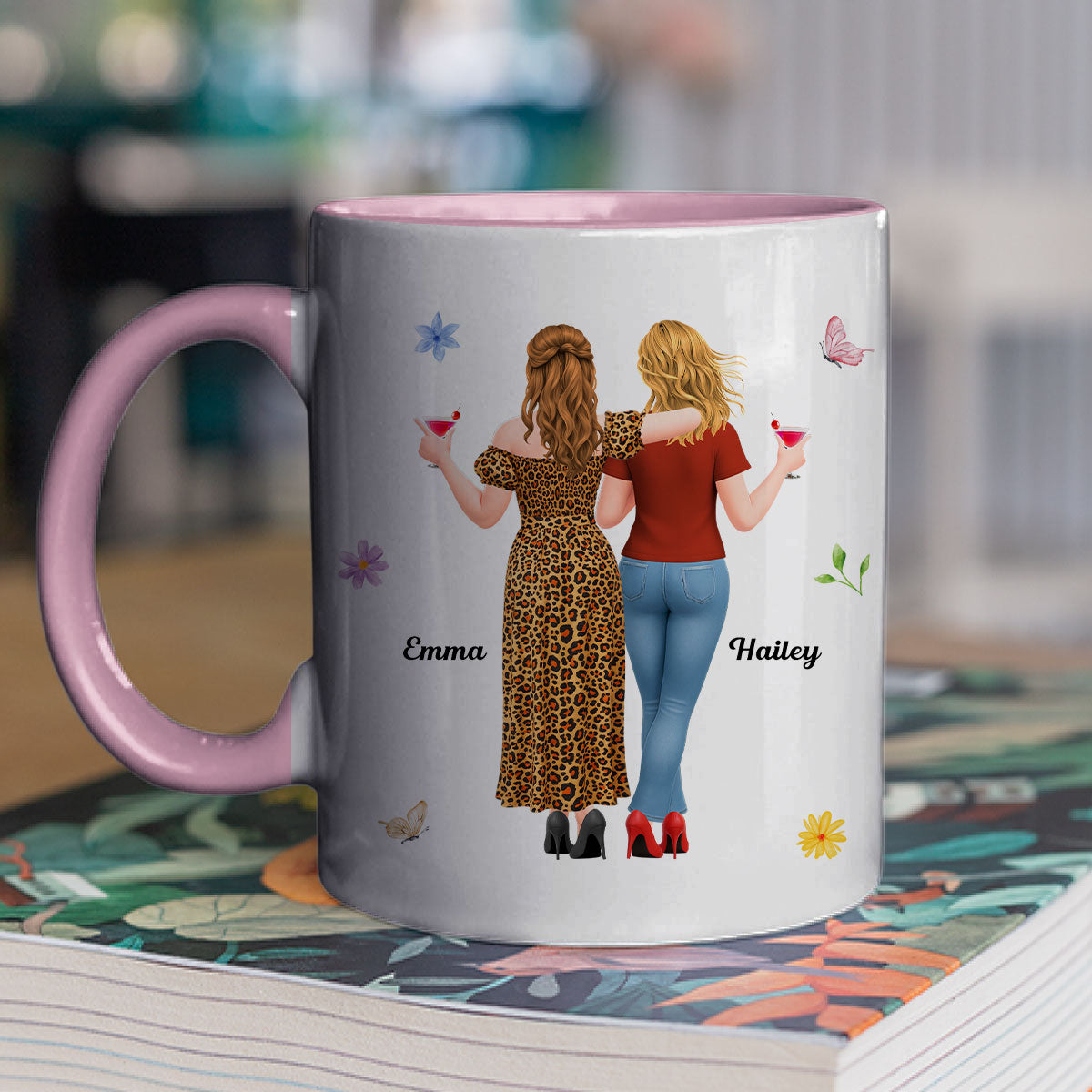 Custom Best Friend, Christmas & Birthday Friendship Keepsake Gift • Old And Senile - Personalized Accent Mug