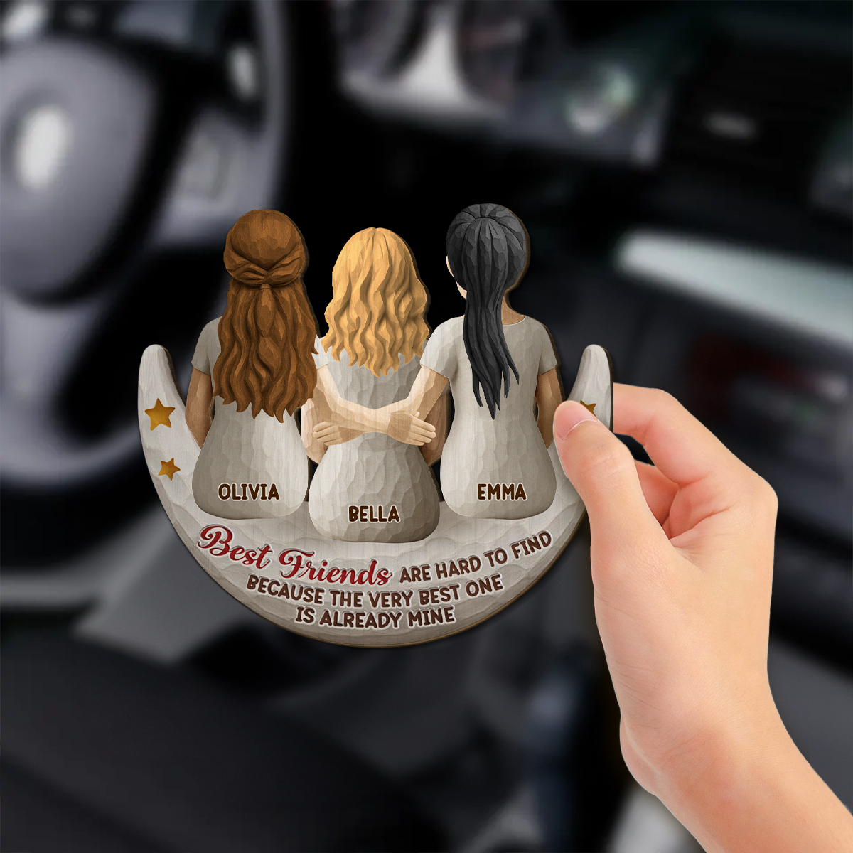 Sister I Got To Choose - Personalized Car Visor Clip