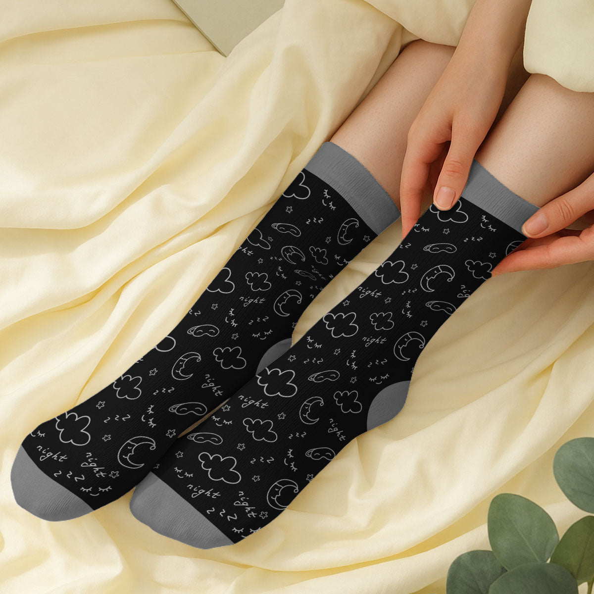 Custom Unique Footwear, Christmas Birthday Gift For Him & Her • I Am Just Resting My Eyes - Personalized Crew Socks