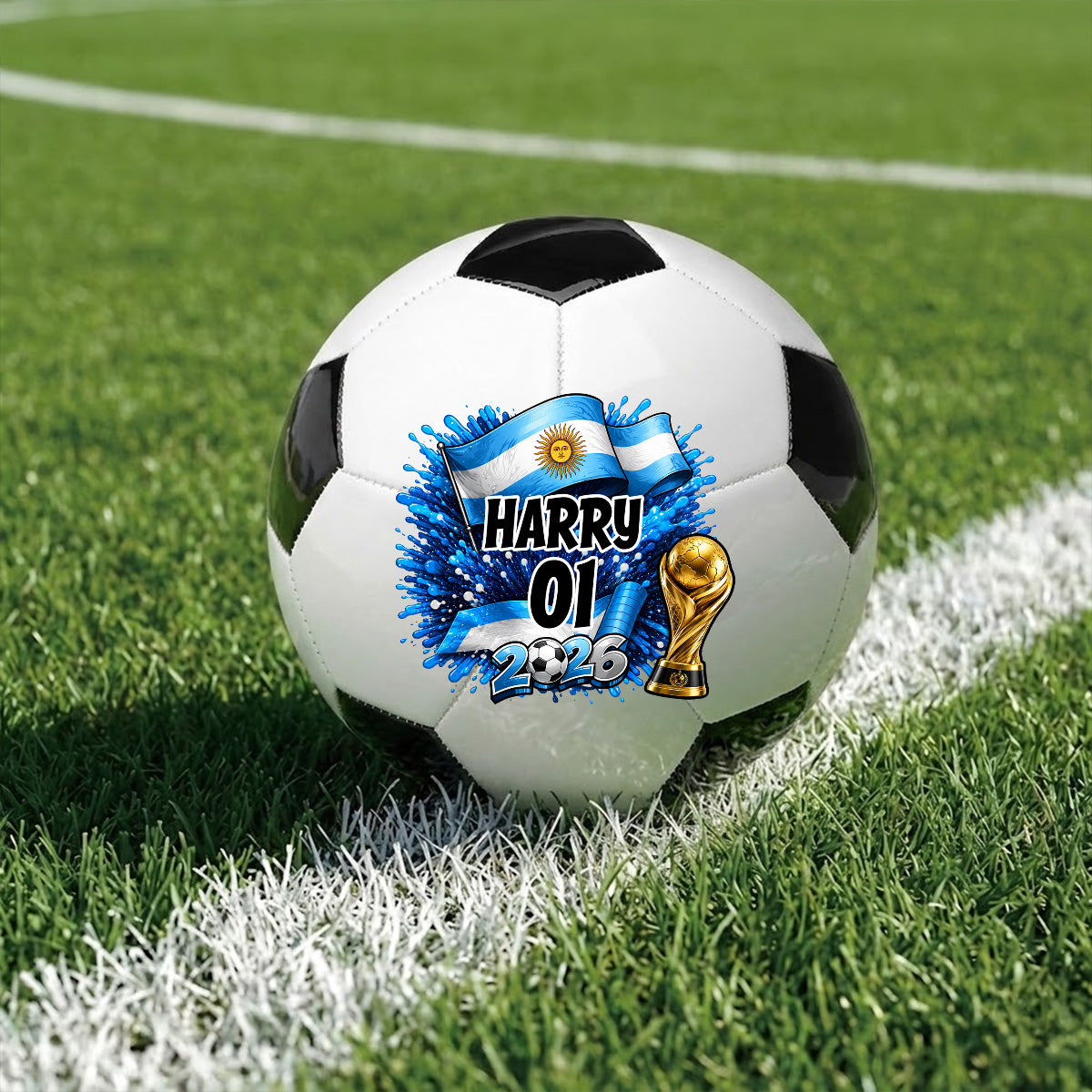 World Football Lover - Personalized Soccer Ball