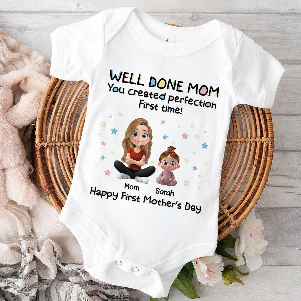 You Created Perfection - Personalized Baby Onesie