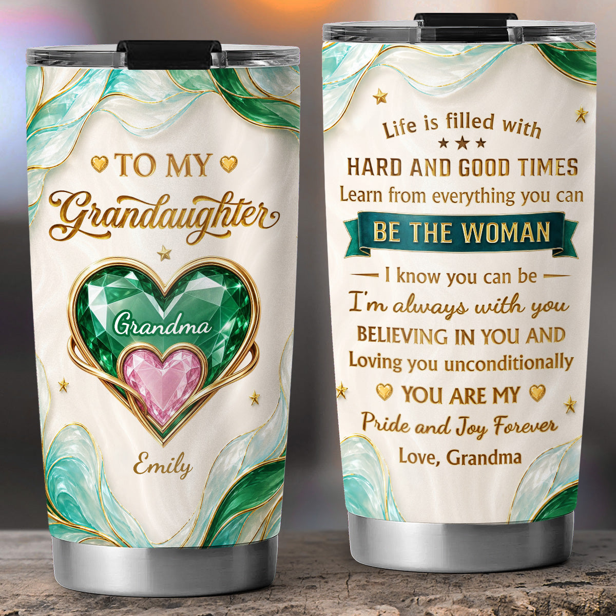 Custom Christmas Birthday Gifts For Children • Pride And Joy Forever - Personalized 3D Effect Tumbler