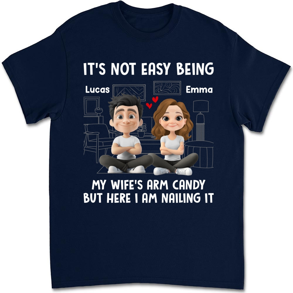 Custom Christmas Anniversary Keepsake Gifts For Husband • Wife Arm Candy - Personalized Shirt
