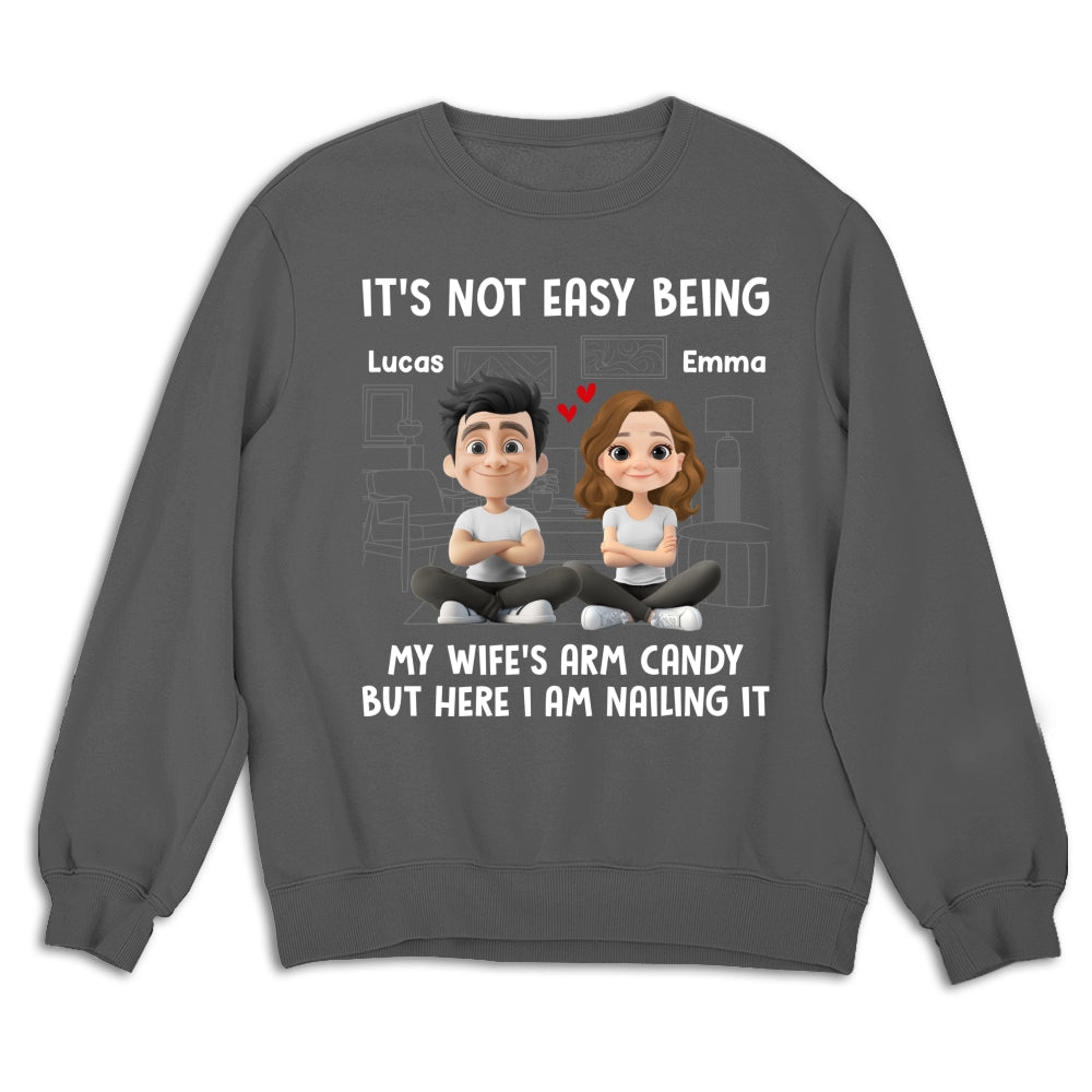 Custom Christmas Anniversary Keepsake Gifts For Husband • Wife Arm Candy - Personalized Shirt