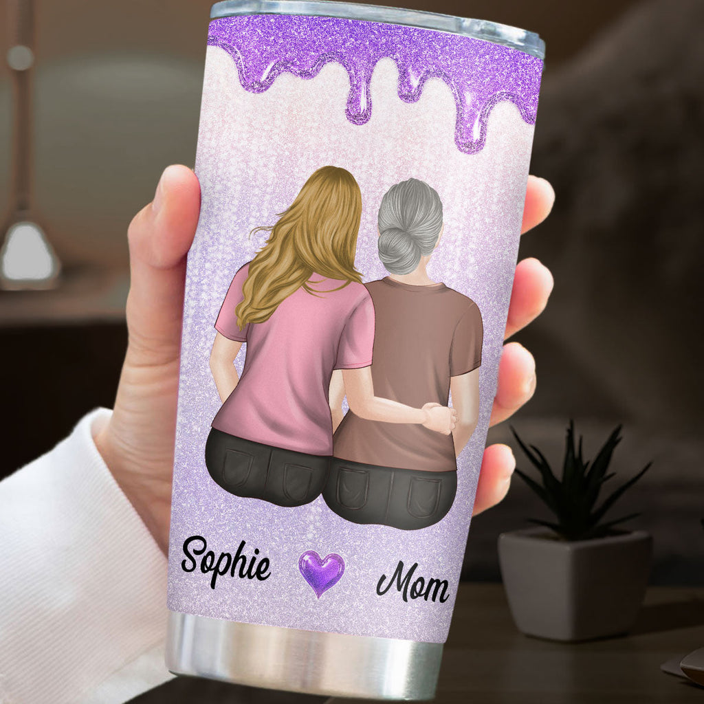 Custom Mother's Day Birthday Gifts For Mom • Watching You Be A Mom My Daughter - Personalized 3D Effect Tumbler